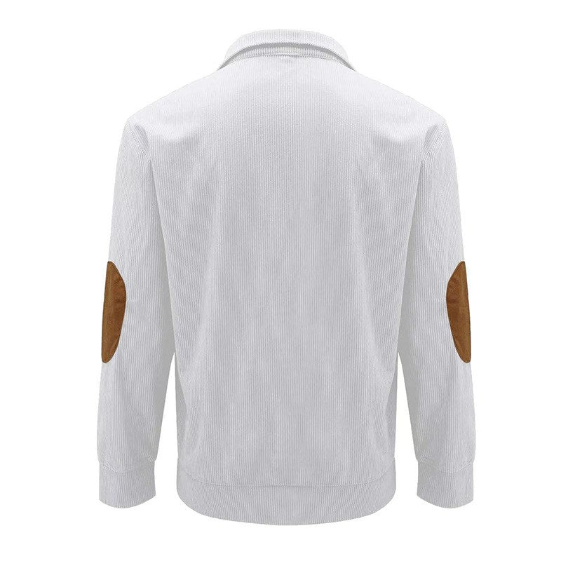 The Captain — Corduroy Quarter-Button